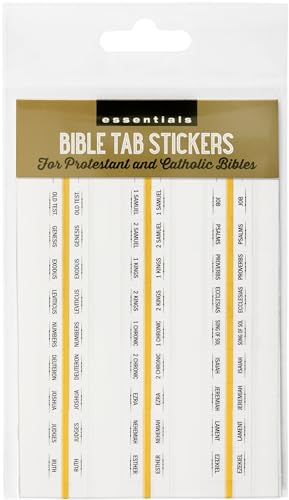 Bible Tab Stickers: 99 Gold Foil-accented Self-adhesive Tabs to Mark the Books of Your Bible von Peter Pauper Press
